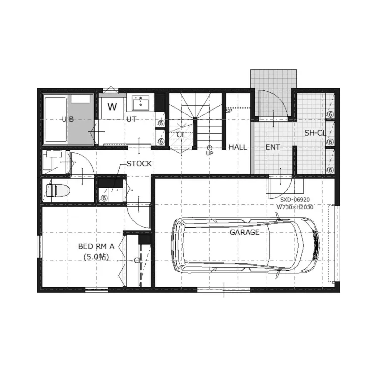 間取り図 1F