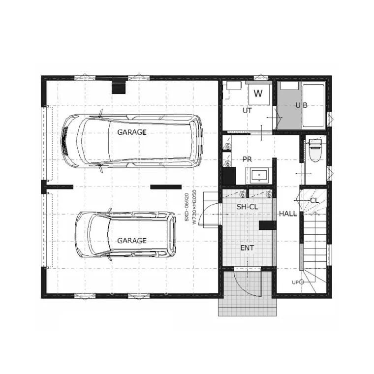 間取り図 1F